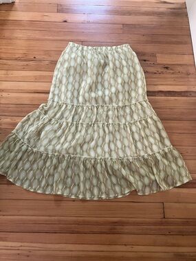 Vintage long tiered skirt